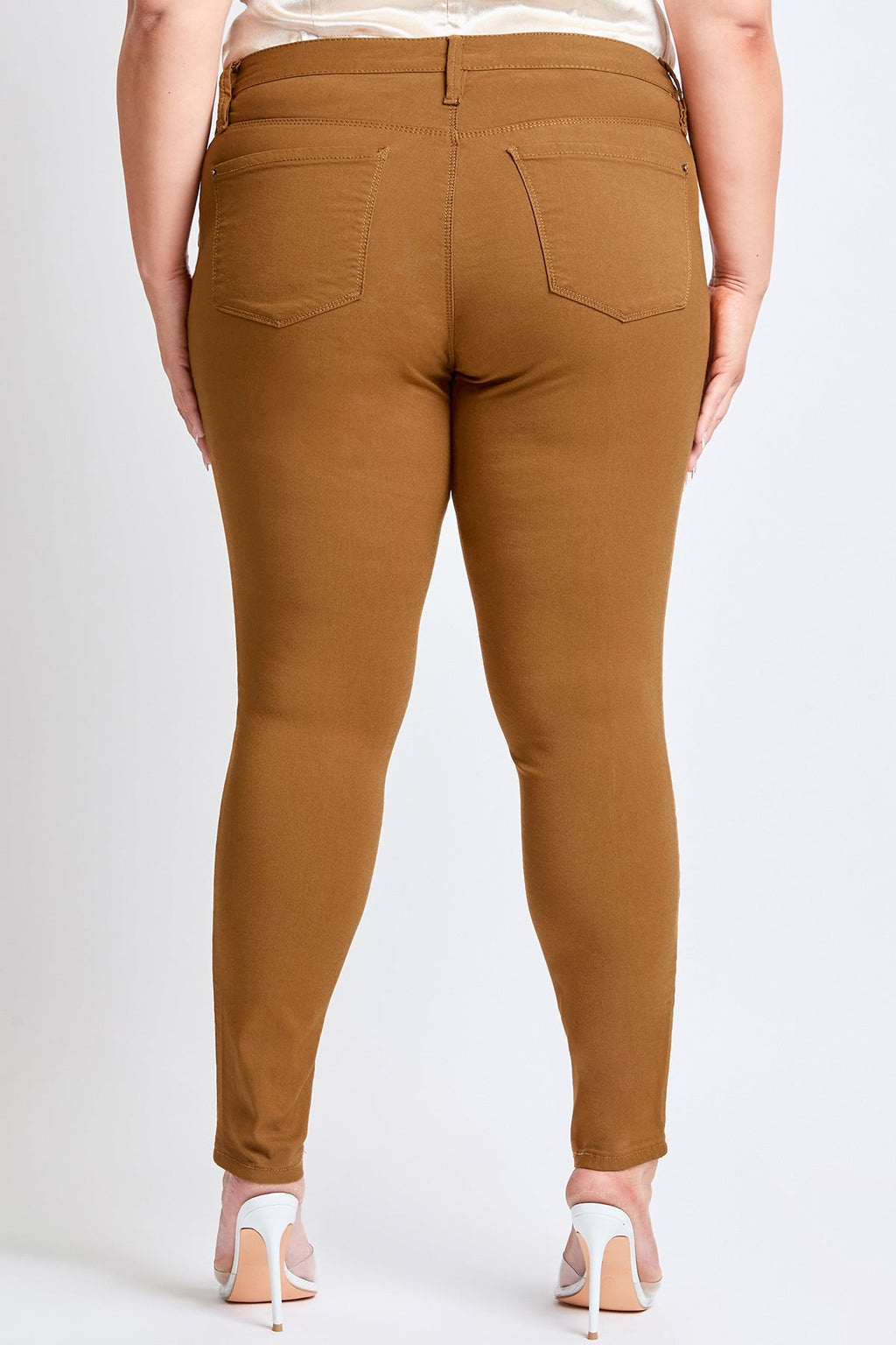 Plus Mid Rise Hyperstretch Skinny Pants- Fg