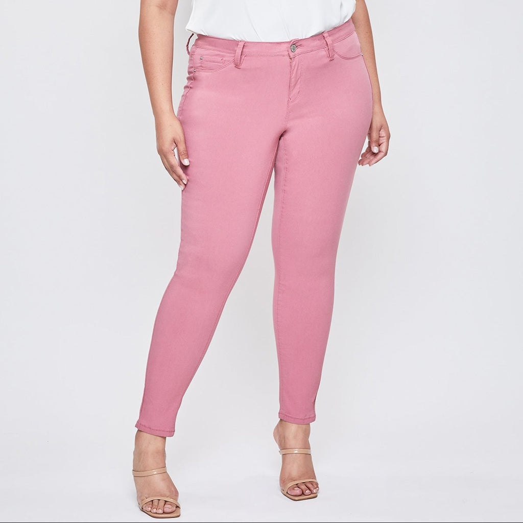 Plus Mid Rise Hyperstretch Skinny Pants- Fg