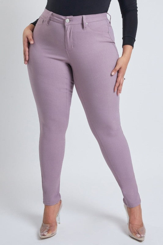 Plus Mid Rise Hyperstretch Skinny Pants- Fg