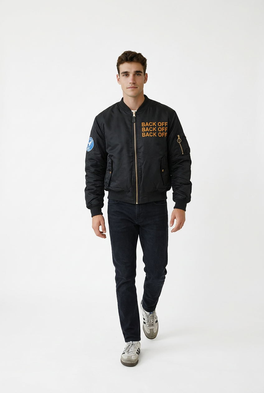 black off puffer jacket