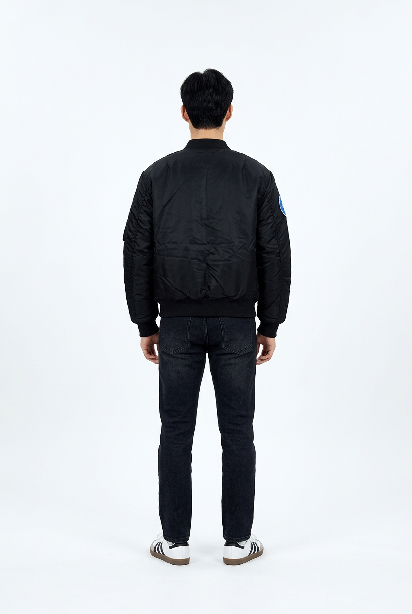 black off puffer jacket