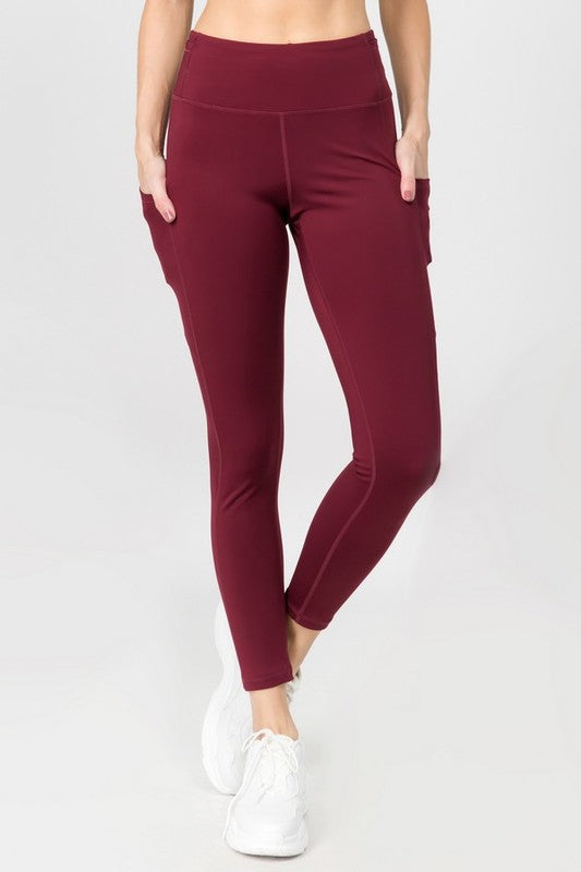 Tech Pocket Womens High Waisted Workout Leggings