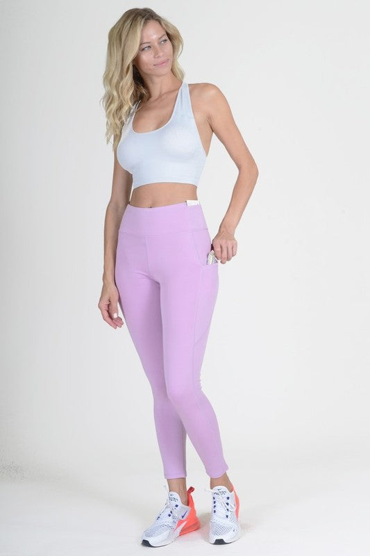 Tech Pocket Womens High Waisted Workout Leggings