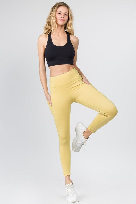Tech Pocket Womens High Waisted Workout Leggings